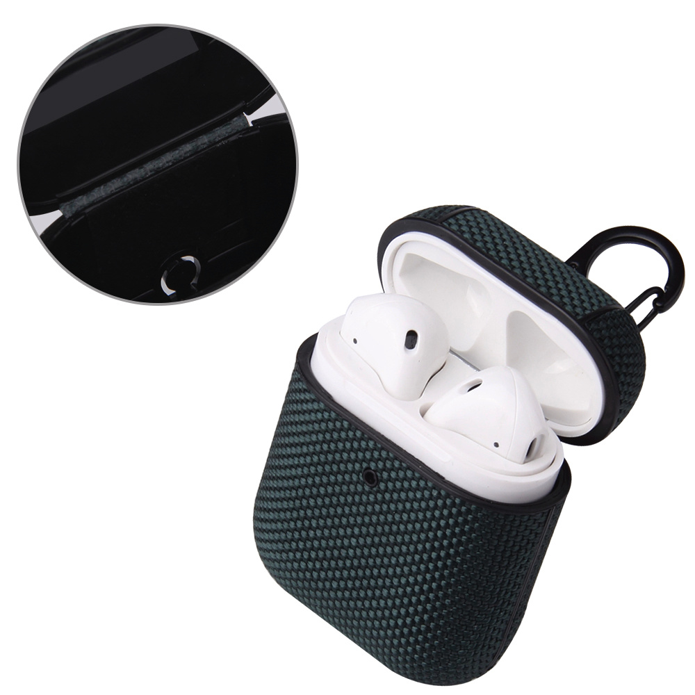 Apple AirPods Hard Case - Nylon - Blauw