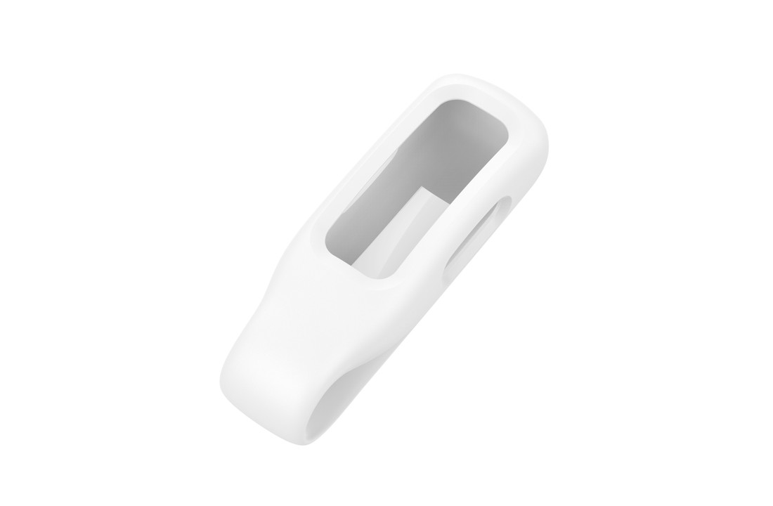 Siliconen Clip - Fitbit Inspire 2 -Wit