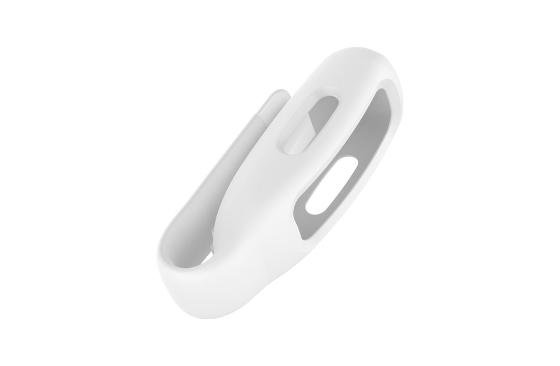 Siliconen Clip - Fitbit Inspire 2 -Wit