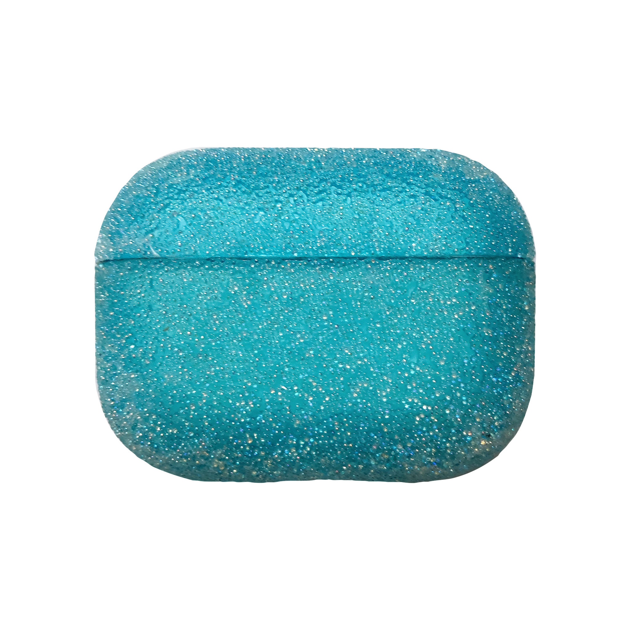Apple AirPods Pro Hard Glitter Case – Blauw
