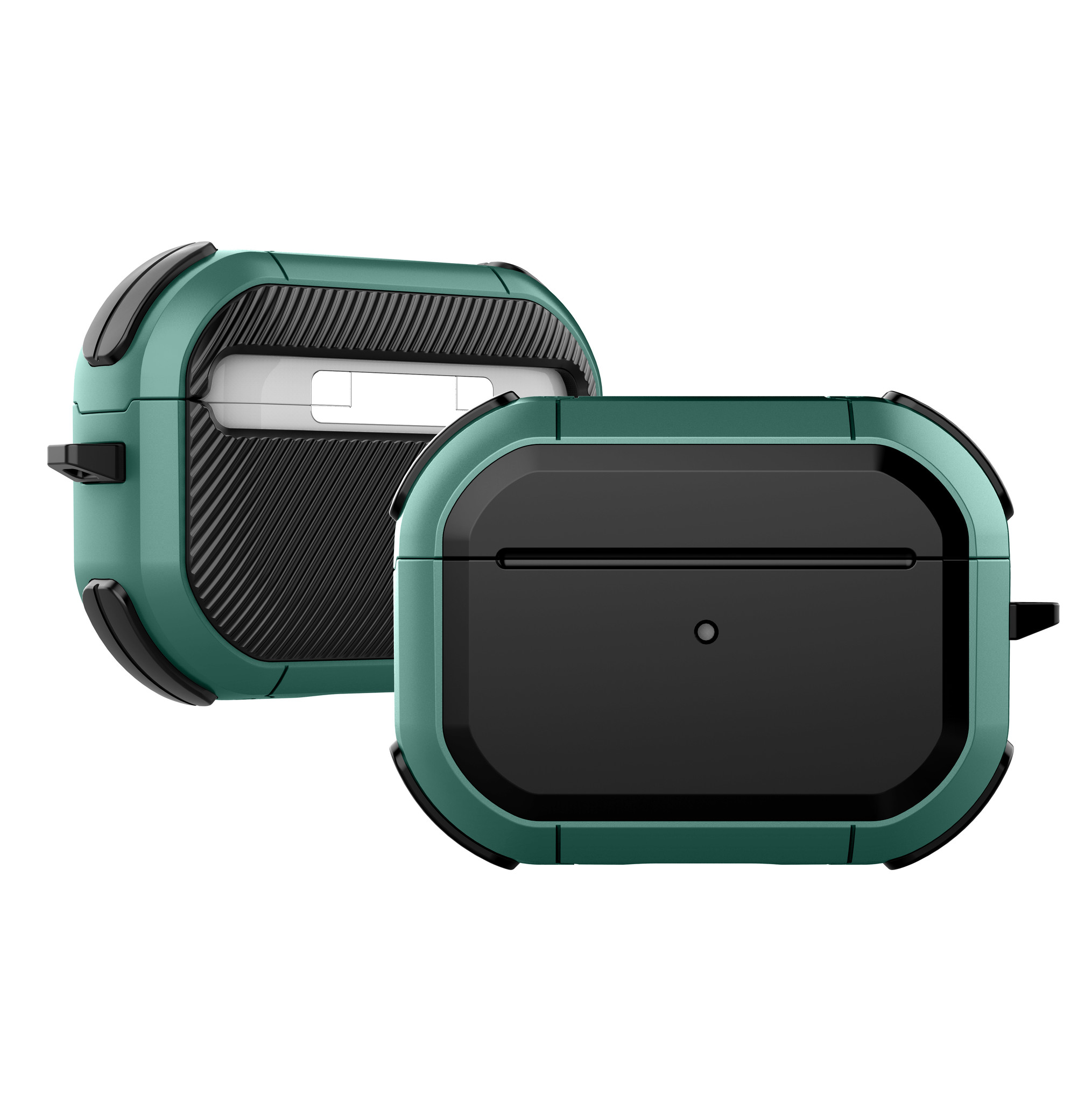Apple AirPods Pro Hard Case - Armor Hoesje - Groen