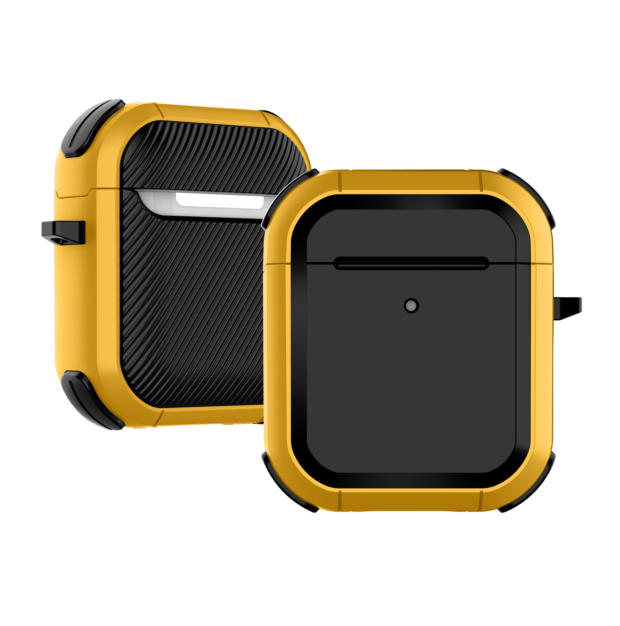 Apple AirPods Hard Case - Armor Hoesje - Geel