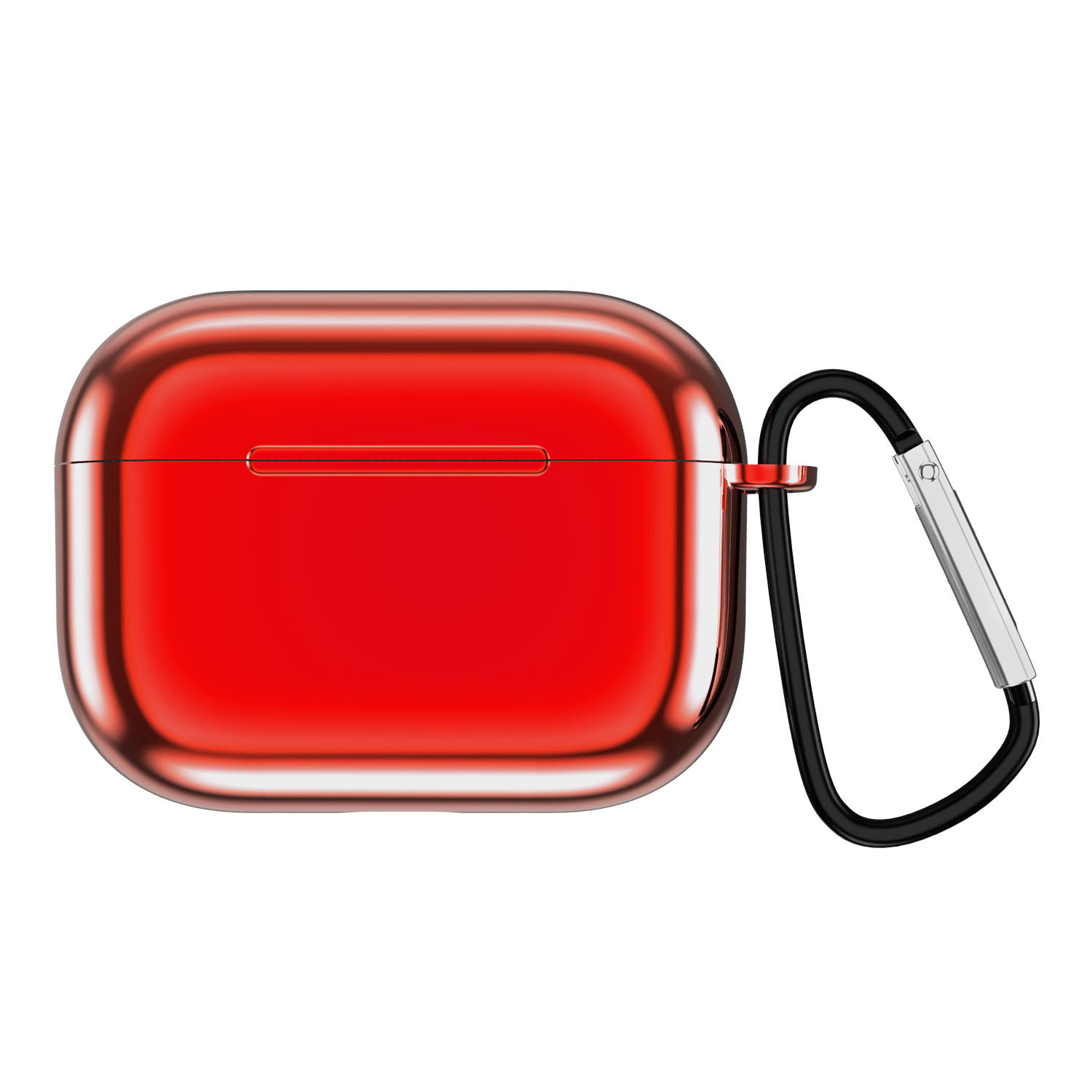 Apple AirPods Pro Soft Case - Metallic hoesje -Rood