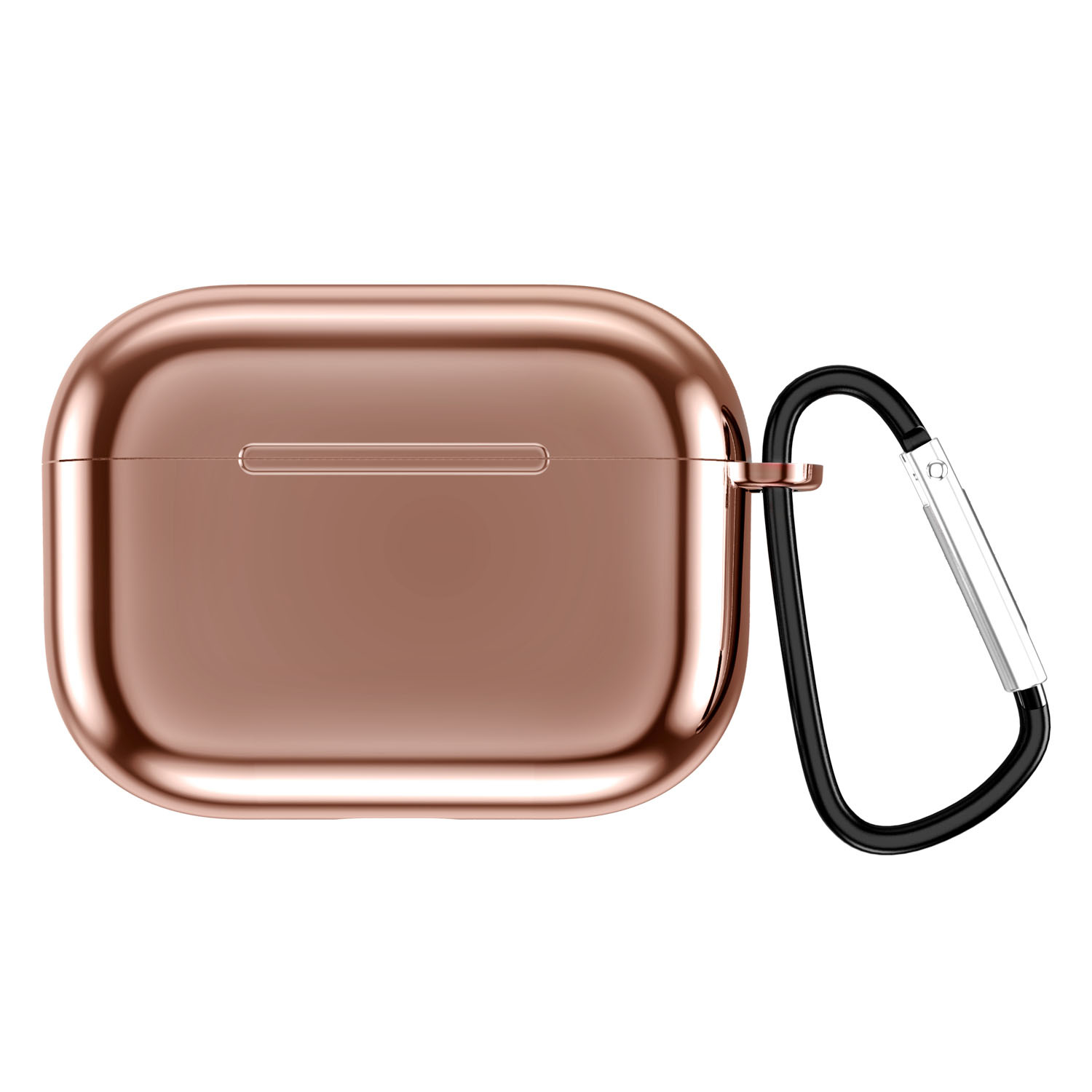 Apple AirPods Pro Soft Case - Metallic hoesje - Rose Goud