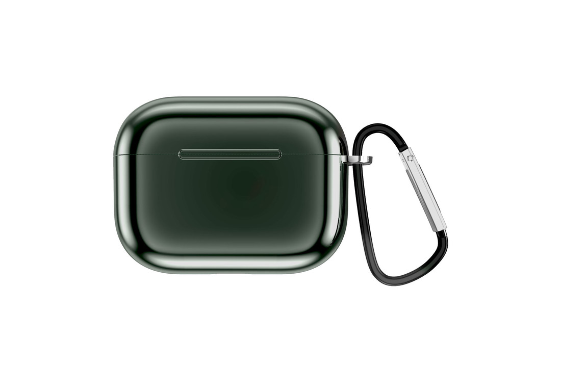 Apple AirPods Pro Soft Case - Metallic hoesje - Groen