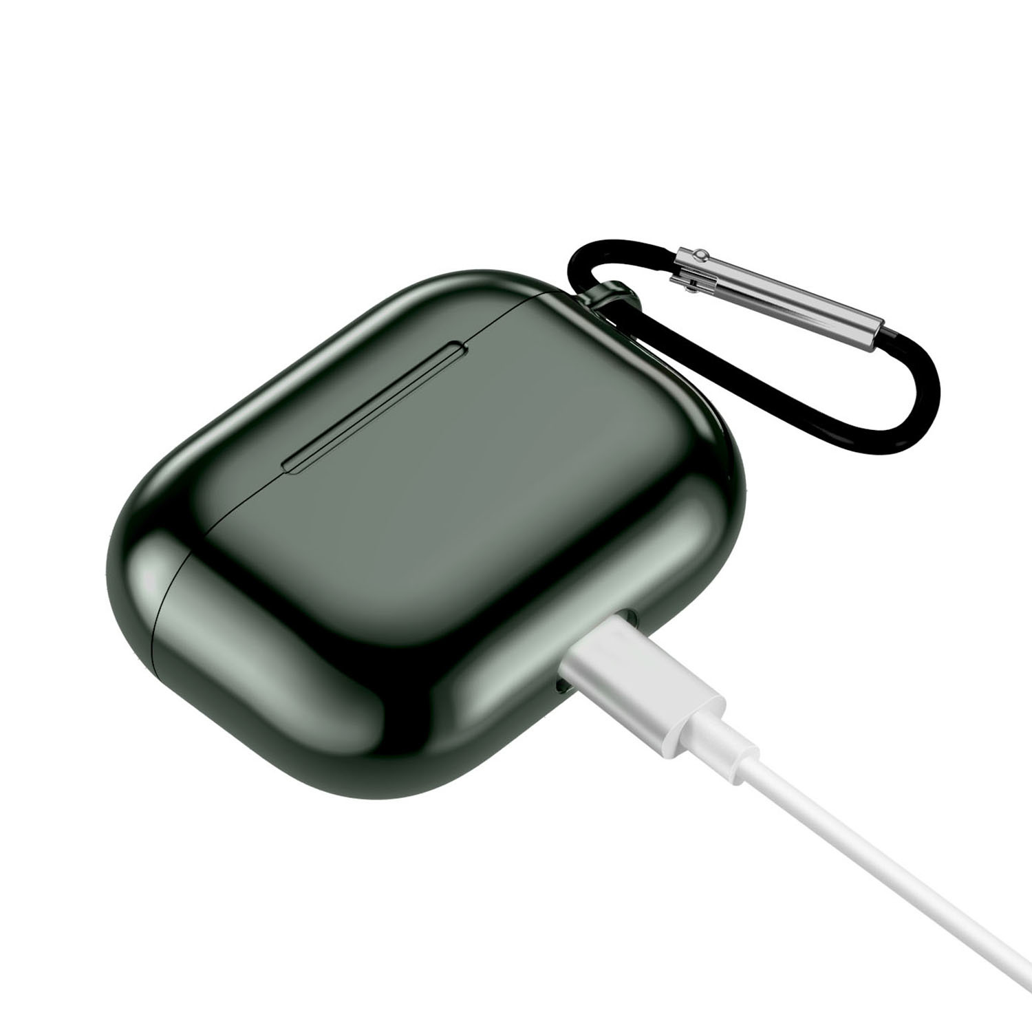 Apple AirPods Pro Soft Case - Metallic hoesje - Groen