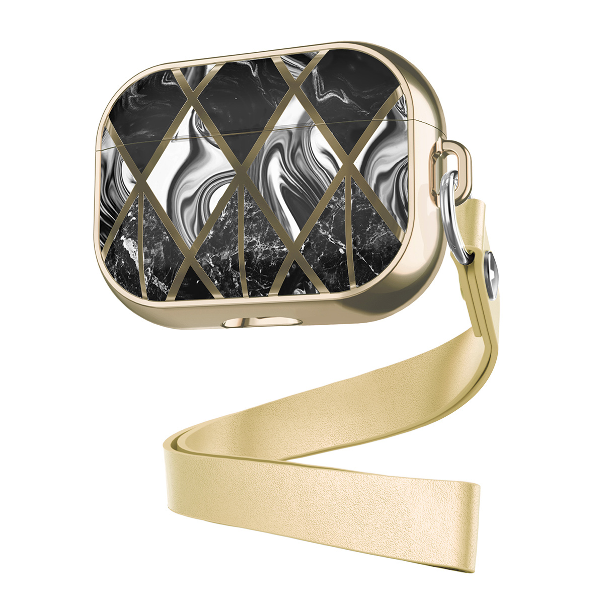 Apple AirPods Pro Hoesje - Hard Case - Marmer Goud