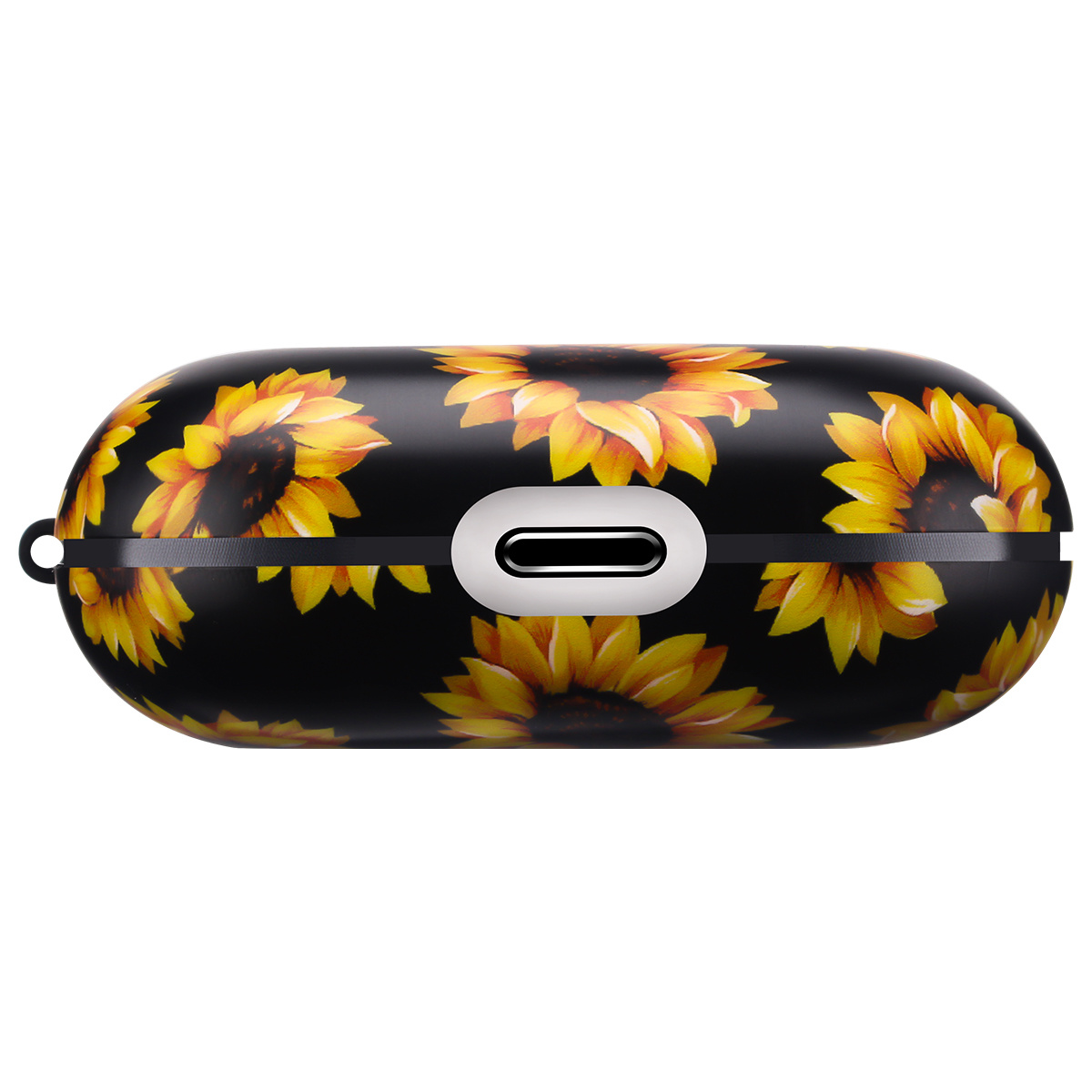 Apple AirPods Pro Hard Case - Hoesje met Clip - Zonnebloem