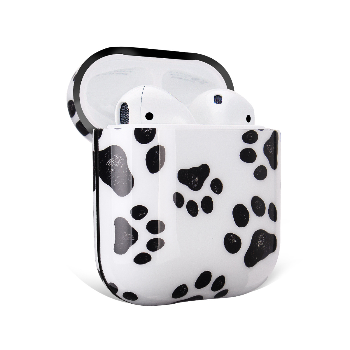Apple AirPods 1 & 2 Hard Case - Hoesje met Clip - Pootjes