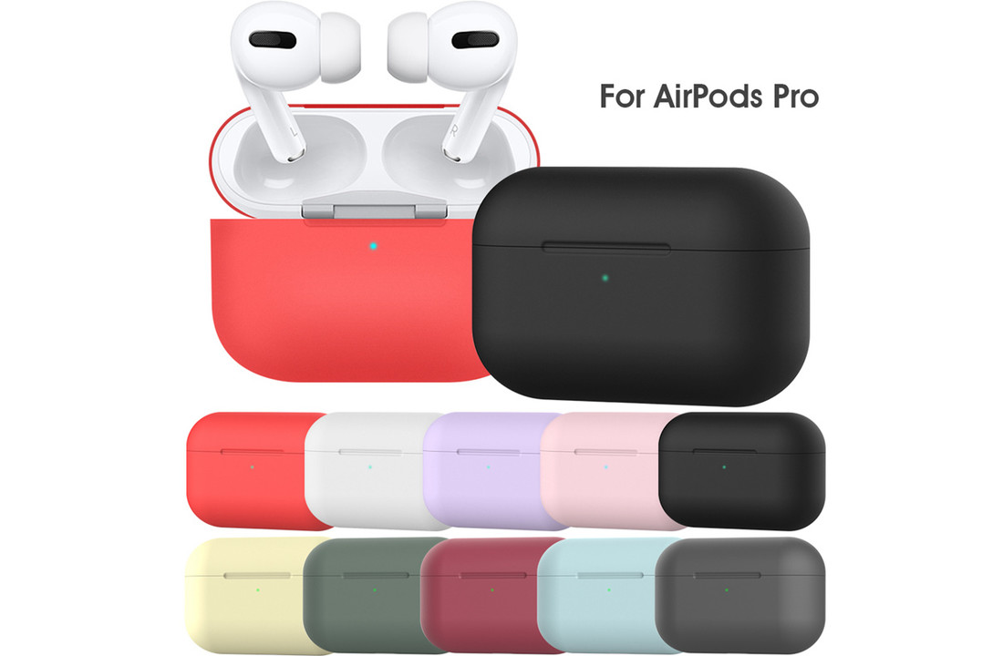 Apple AirPods Pro Hoesje – Soft Case – Bordeaux Rood