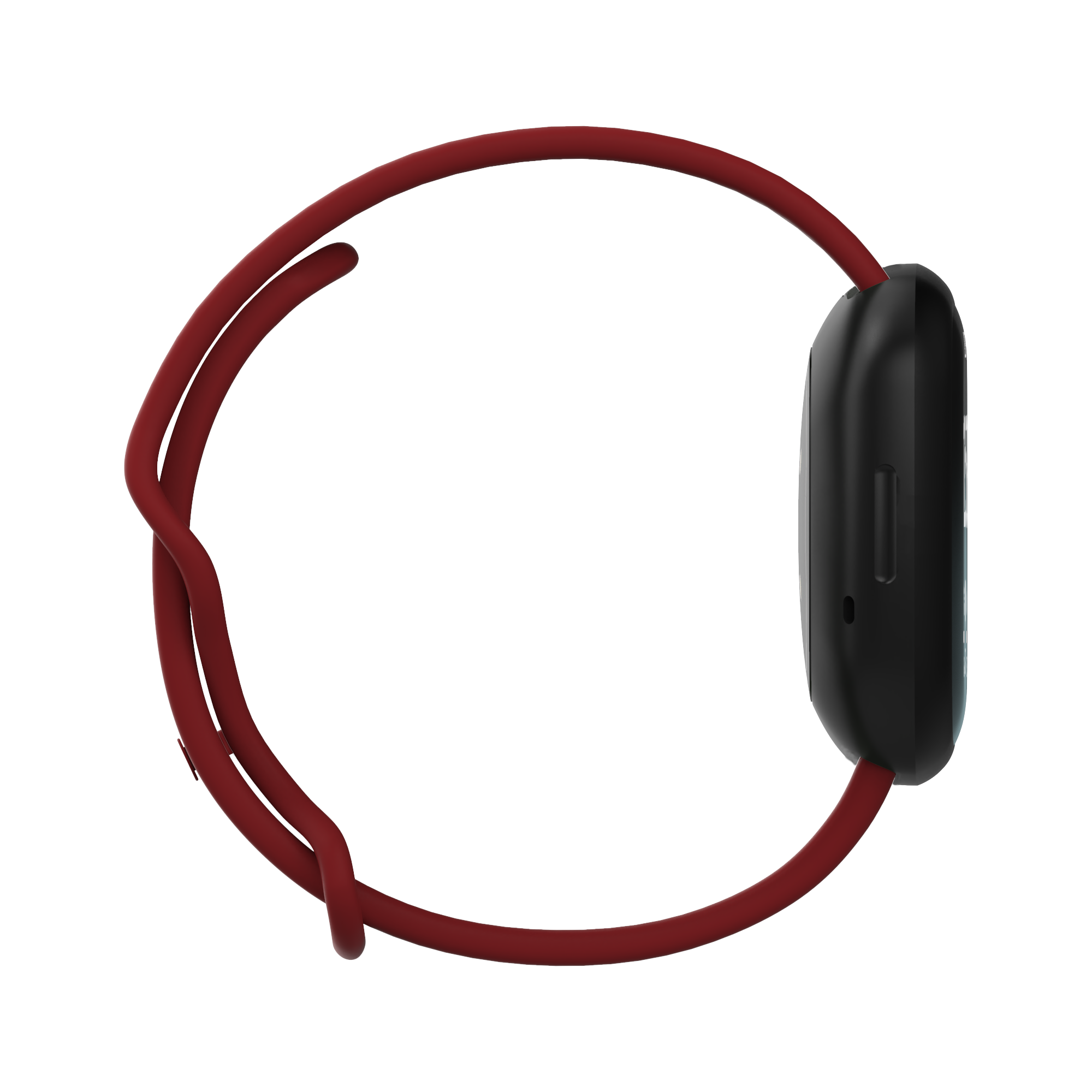 Fitbit Versa 3 / Sense Classic Bandje - Donkerrood