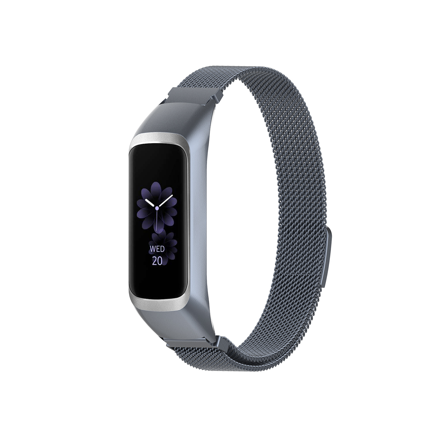 Galaxy Fit 2 Milanees Bandje - Grijs