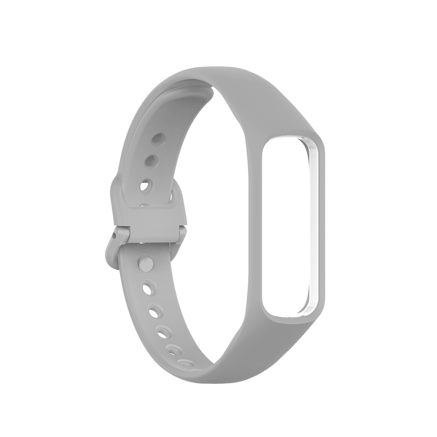 Galaxy Fit 2 Siliconen Bandje - Grijs
