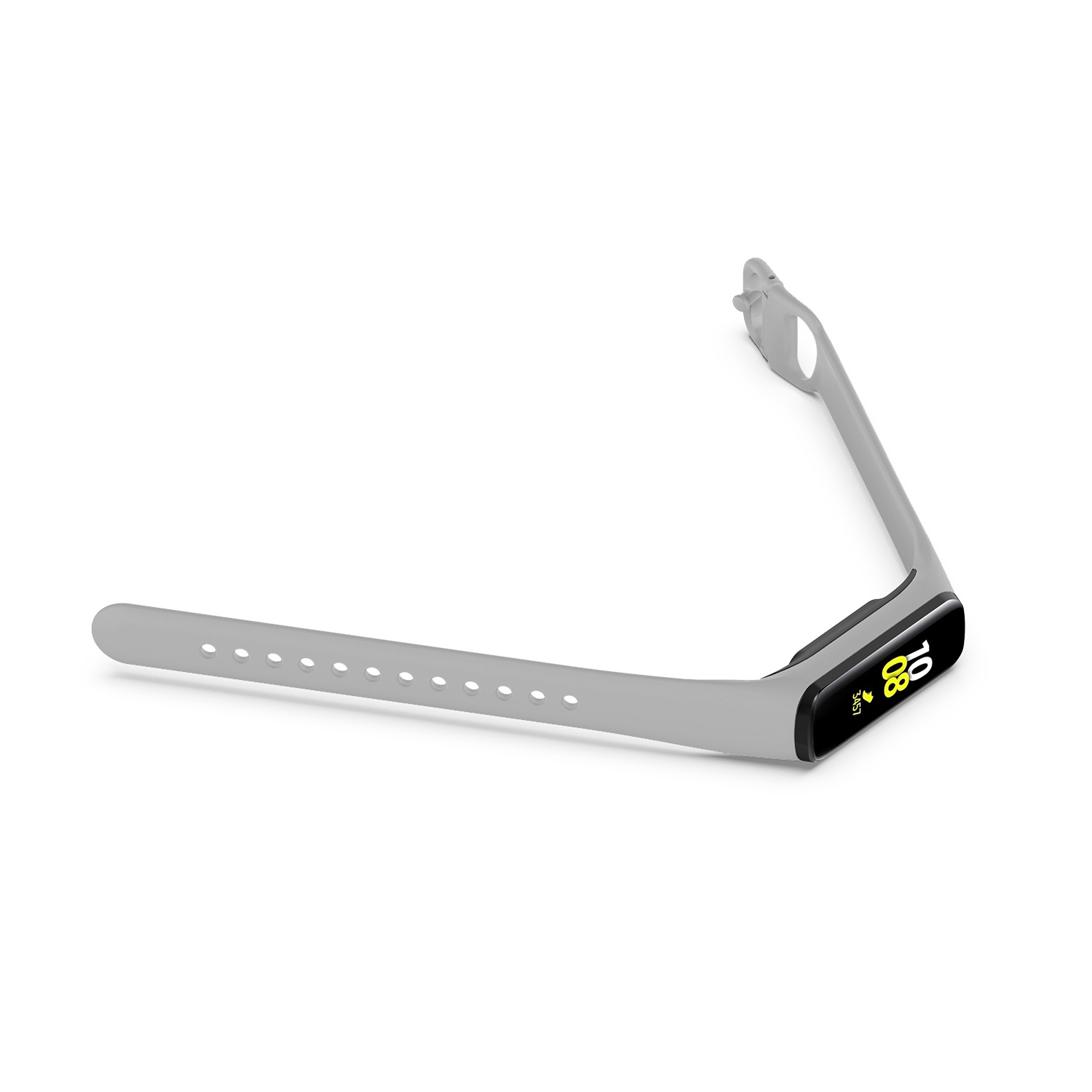 Galaxy Fit 2 Siliconen Bandje - Grijs