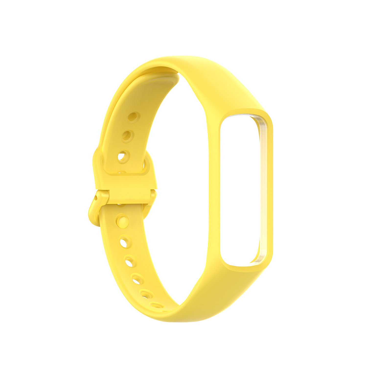 Galaxy Fit 2 Siliconen Bandje - Geel
