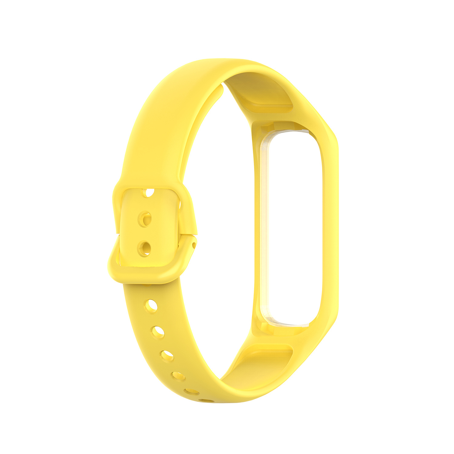 Galaxy Fit 2 Siliconen Bandje - Geel