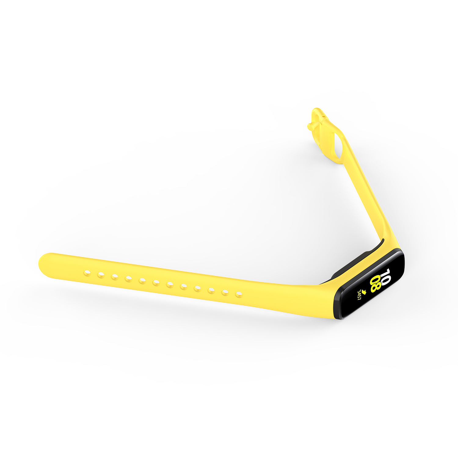 Galaxy Fit 2 Siliconen Bandje - Geel