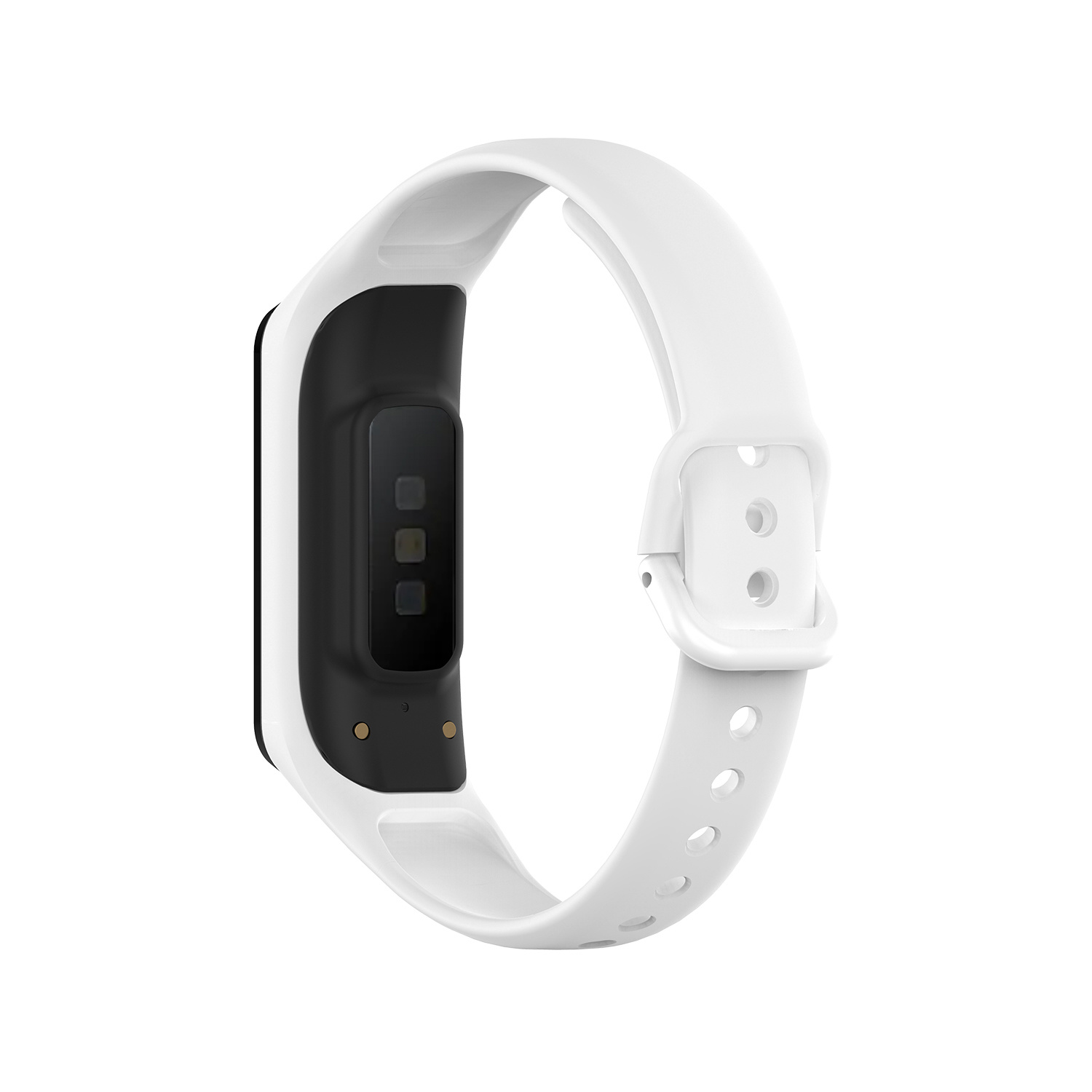 Galaxy Fit 2 Siliconen Bandje - Wit