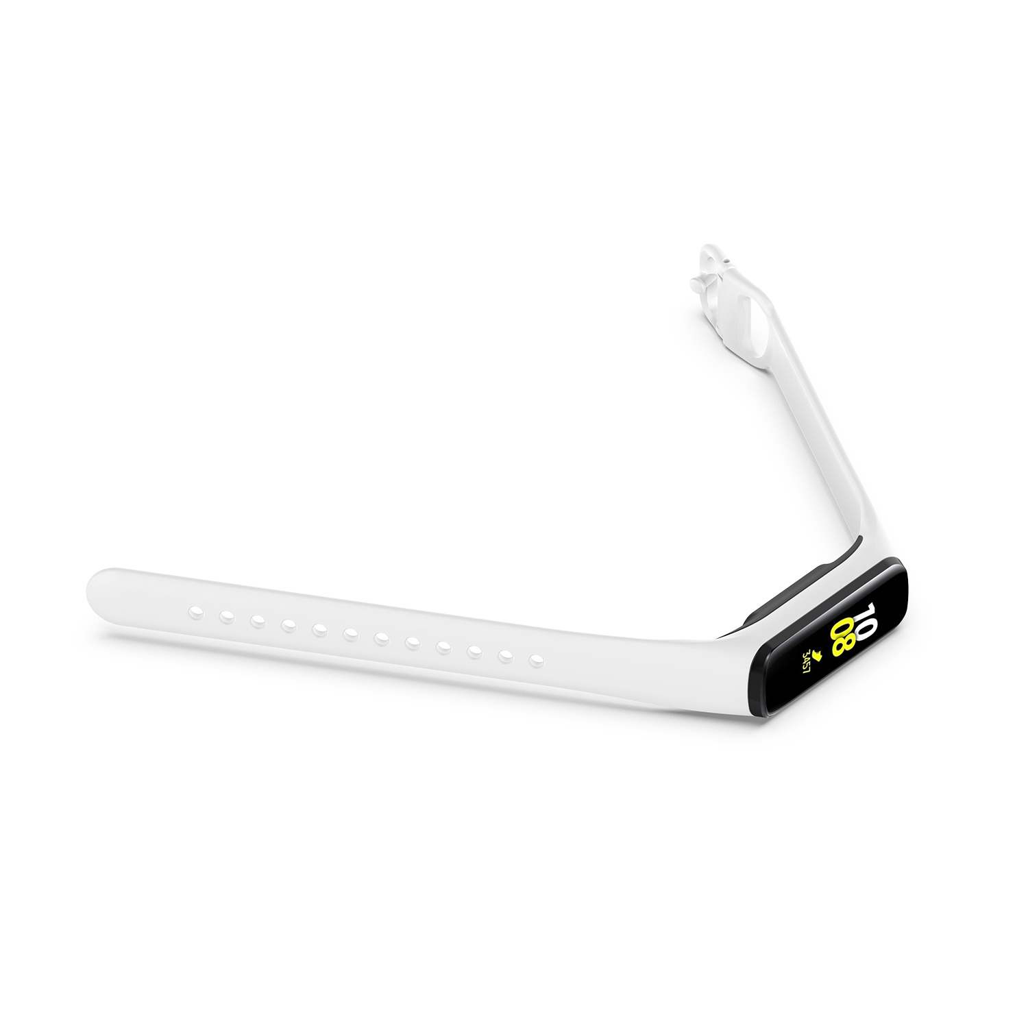 Galaxy Fit 2 Siliconen Bandje - Wit