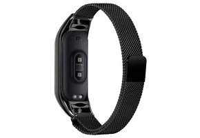 Xiaomi Mi Band 4 Milanees Bandje - Zwart