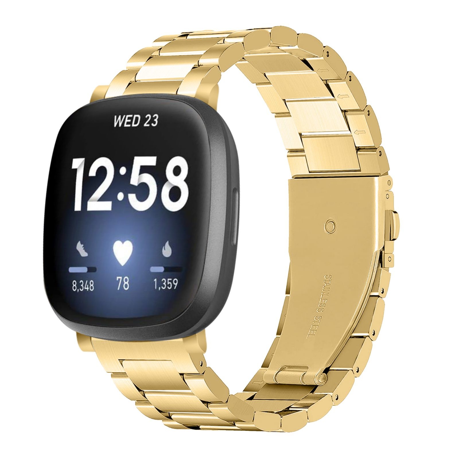 Fitbit Versa 3 / Sense Schakel Band - Goud