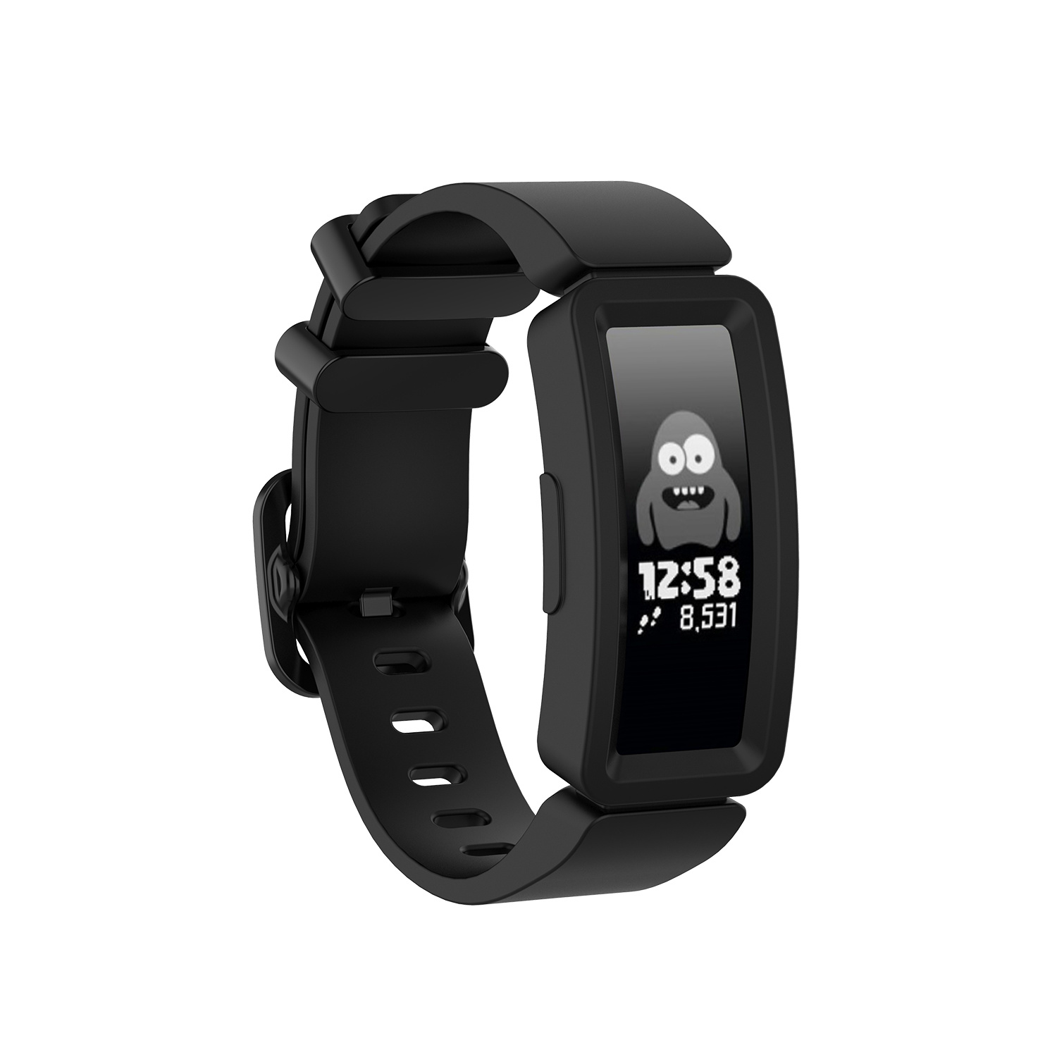 YONO Fitbit Ace 2 Kids Sport Bandje - Zwart