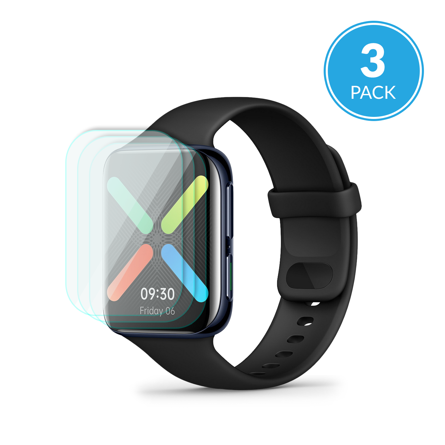 Oppo Watch 46mm Screenprotector - 3 stuks
