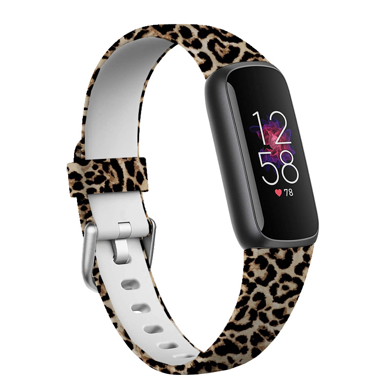 Fitbit Luxe Classic Bandje - Leopard