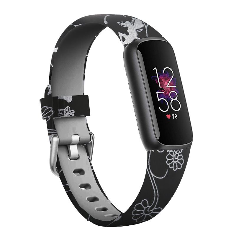 Fitbit Luxe Classic Bandje - Bloem