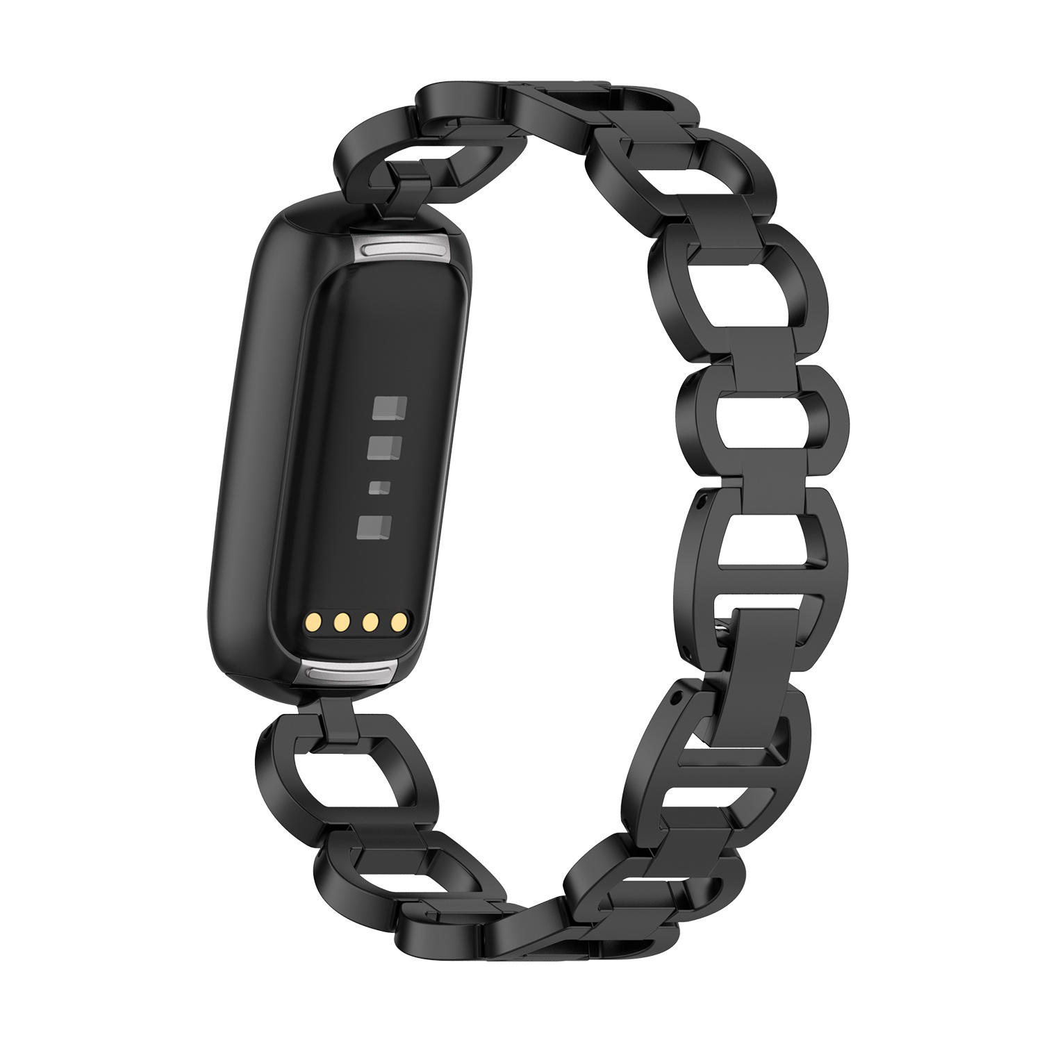 Fitbit Luxe Schakel Band Special Gevlochten - Zwart