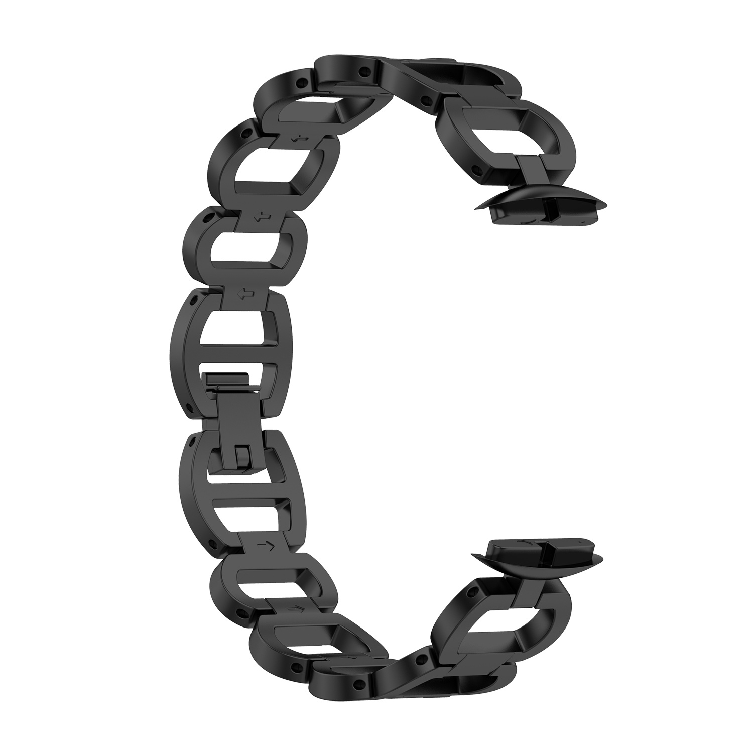 Fitbit Luxe Schakel Band Special Gevlochten - Zwart