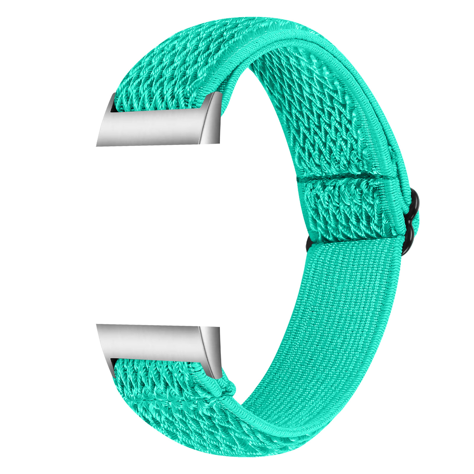 Fitbit Charge 3 / 4 Nylon Stretch Bandje - Turquoise