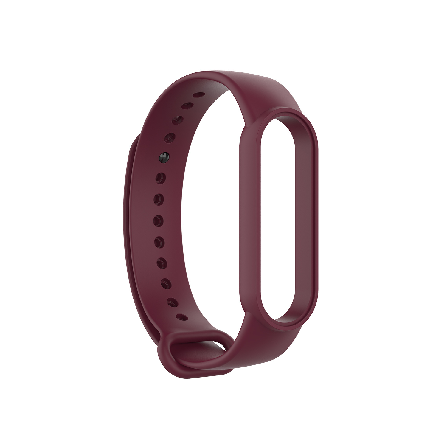 Xiaomi Mi Band 5 en 6 Siliconen Bandje - Paars