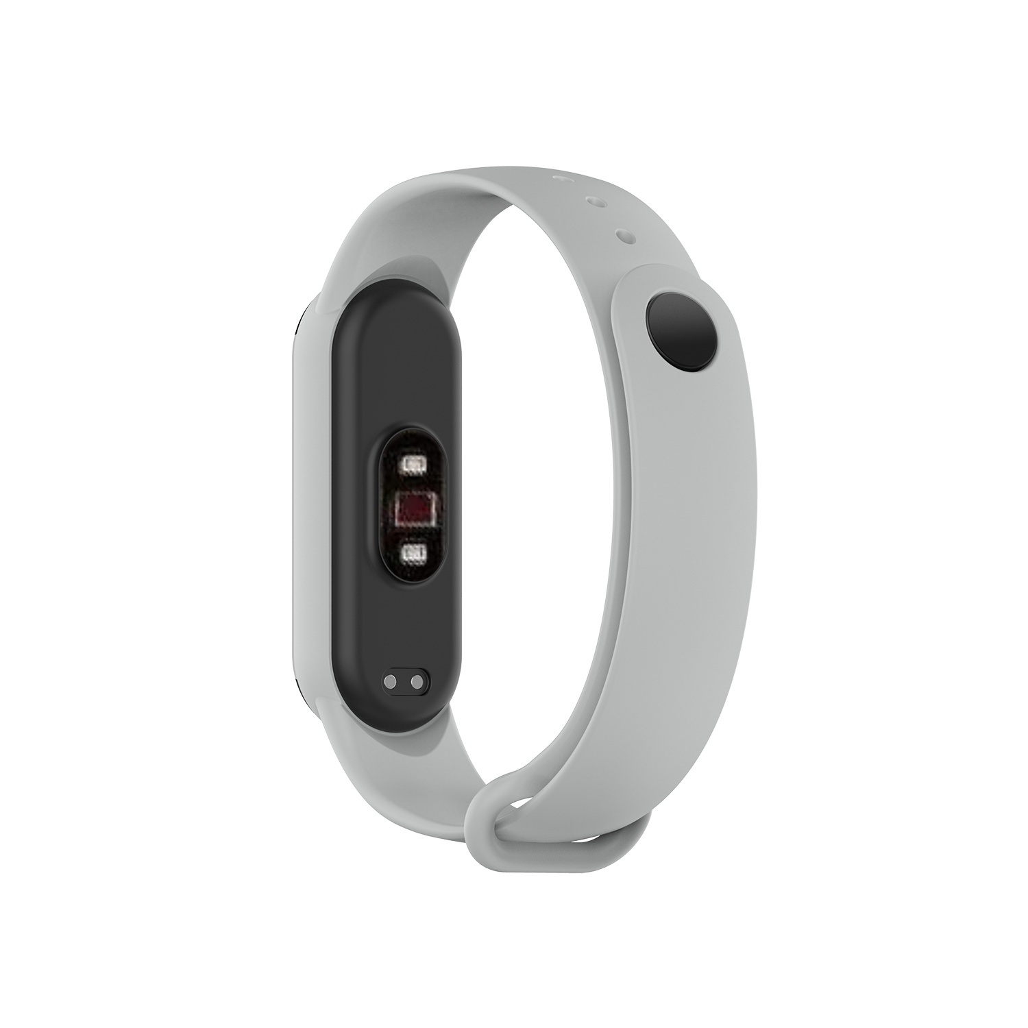 Xiaomi Mi Band 5 en 6 Siliconen Bandje - Grijs
