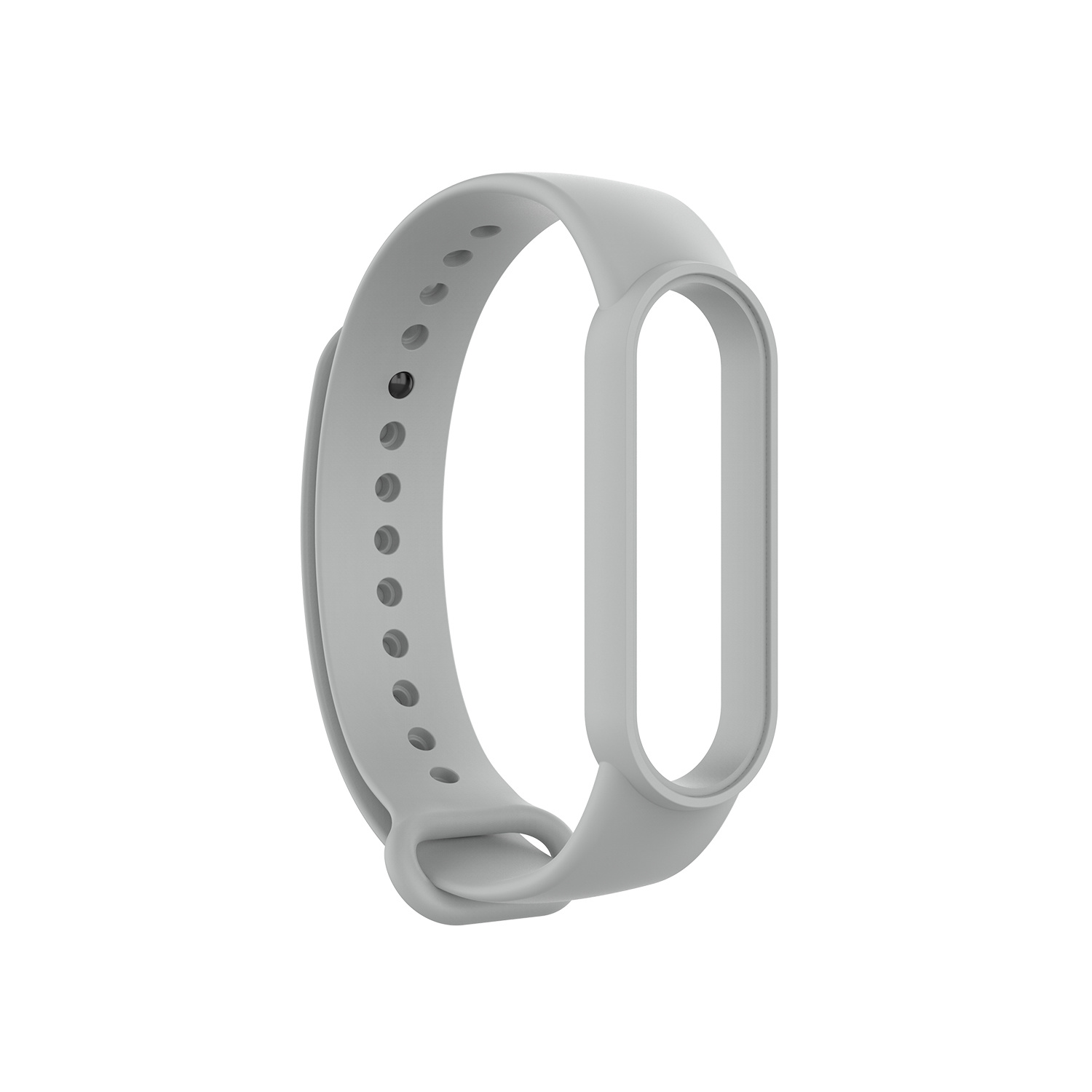 Xiaomi Mi Band 5 en 6 Siliconen Bandje - Grijs