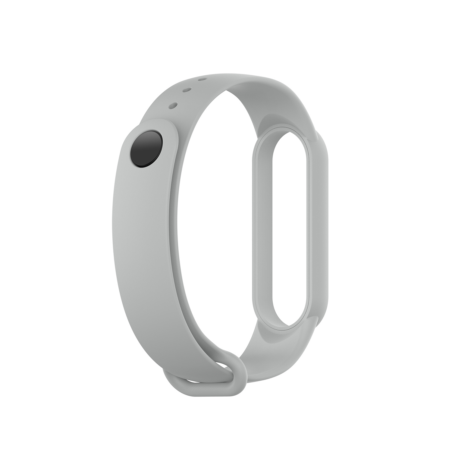 Xiaomi Mi Band 5 en 6 Siliconen Bandje - Grijs