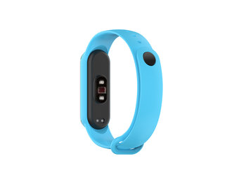 Xiaomi Mi Band 5 en 6 Siliconen Bandje - Blauw