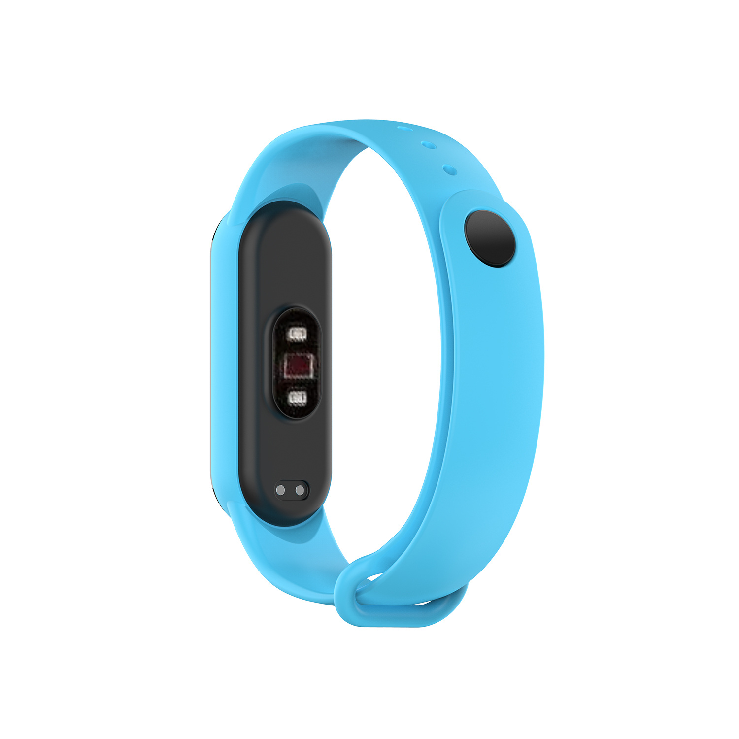 Xiaomi Mi Band 5 en 6 Siliconen Bandje - Blauw