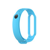 Xiaomi Mi Band 5 en 6 Siliconen Bandje - Blauw
