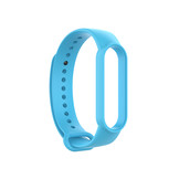 Xiaomi Mi Band 5 en 6 Siliconen Bandje - Blauw