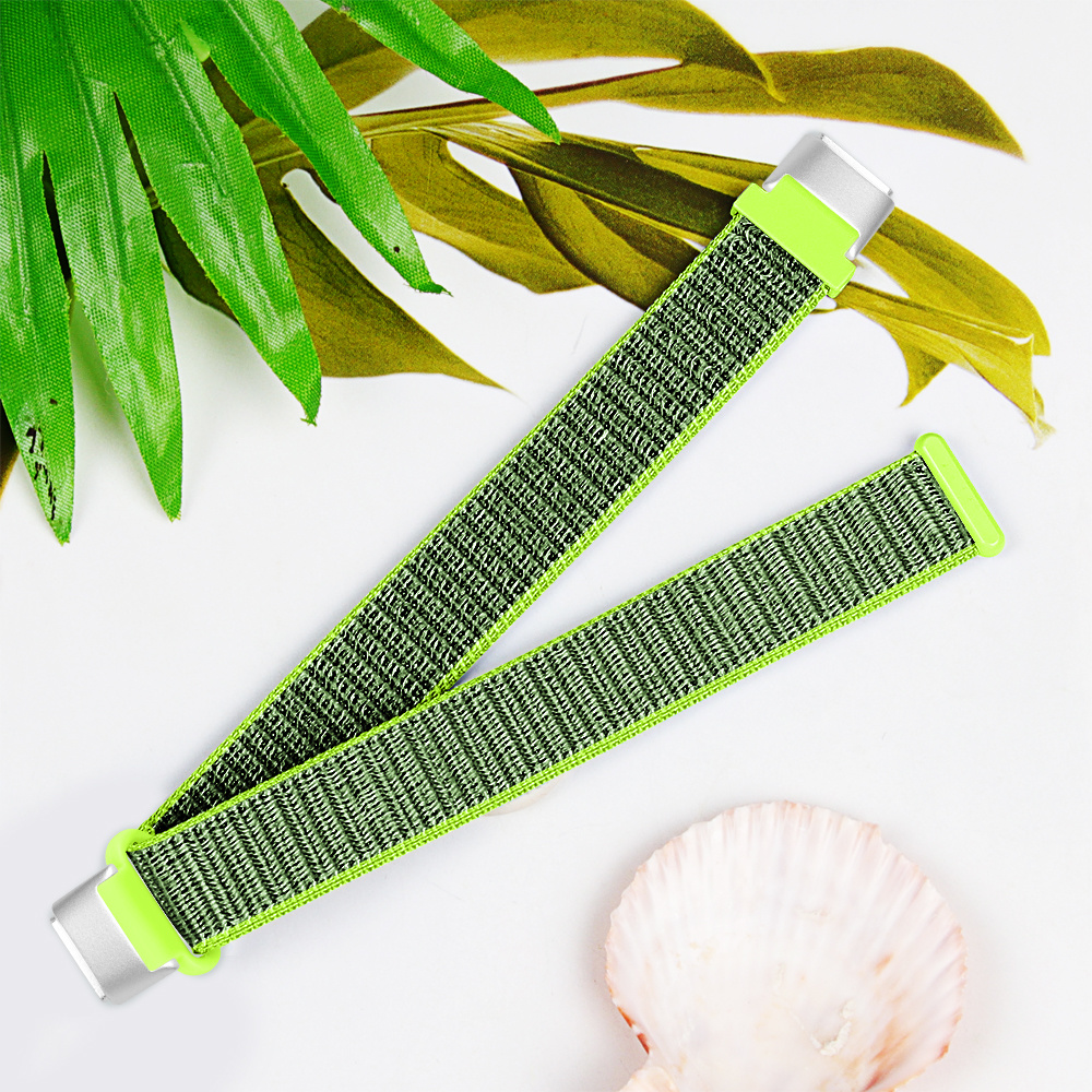 Fitbit Luxe Nylon Bandje - Groen