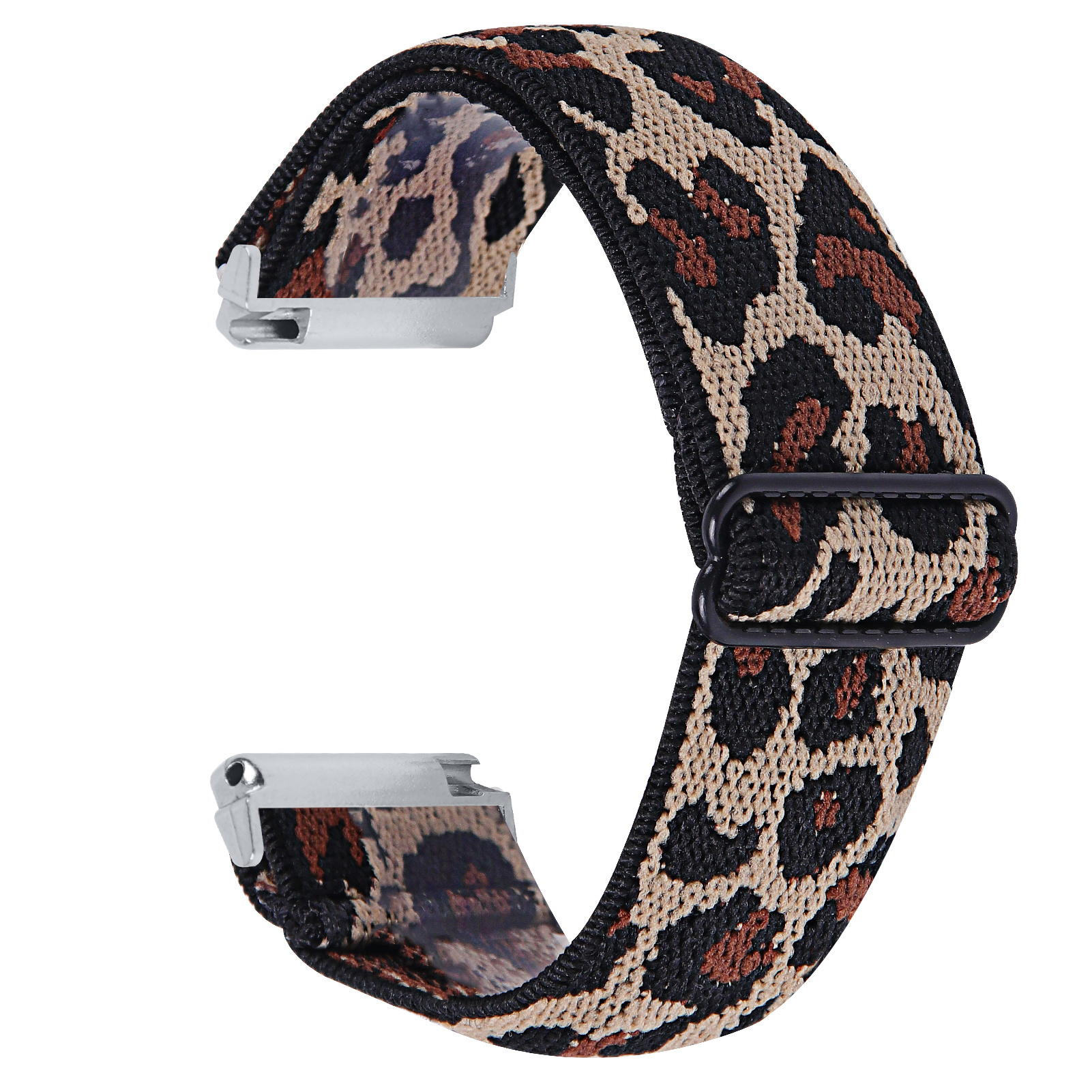 Fitbit Versa 2 Bandje - Nylon - Leopard