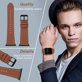 Apple Watch Leer Bandje – Bruin