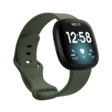 Fitbit Versa 4 / 3 / Sense Classic Bandje - Donkergroen