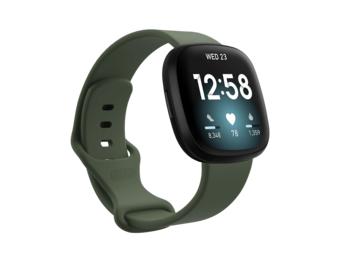 Fitbit Versa 4 / 3 / Sense Classic Bandje - Donkergroen