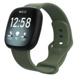 Fitbit Versa 4 / 3 / Sense Classic Bandje - Donkergroen