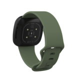 Fitbit Versa 4 / 3 / Sense Classic Bandje - Donkergroen