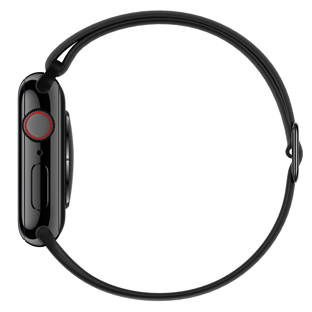 Apple Watch Siliconen Stretch Bandje - Zwart