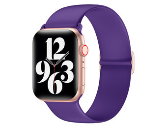 Apple Watch Siliconen Stretch Bandje - Paars