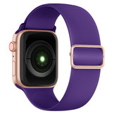 Apple Watch Siliconen Stretch Bandje - Paars
